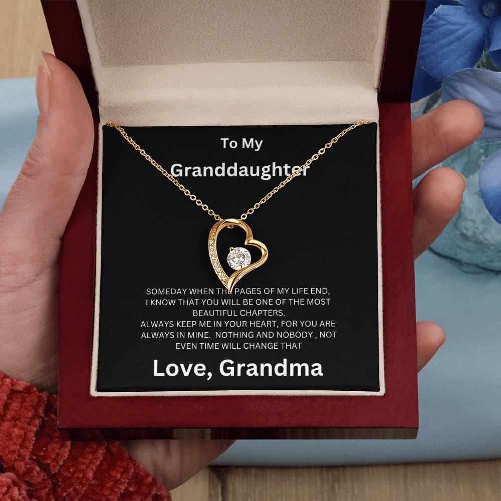 To My Granddaughter - Forever Love Necklace