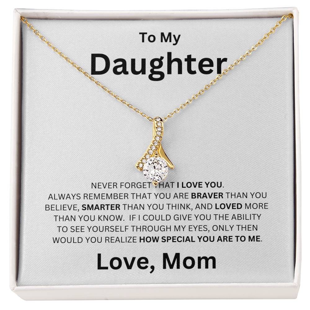 To My Daughter - Alluring Beauty Necklace