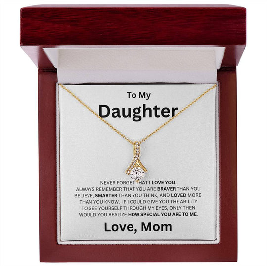 To My Daughter - Alluring Beauty Necklace