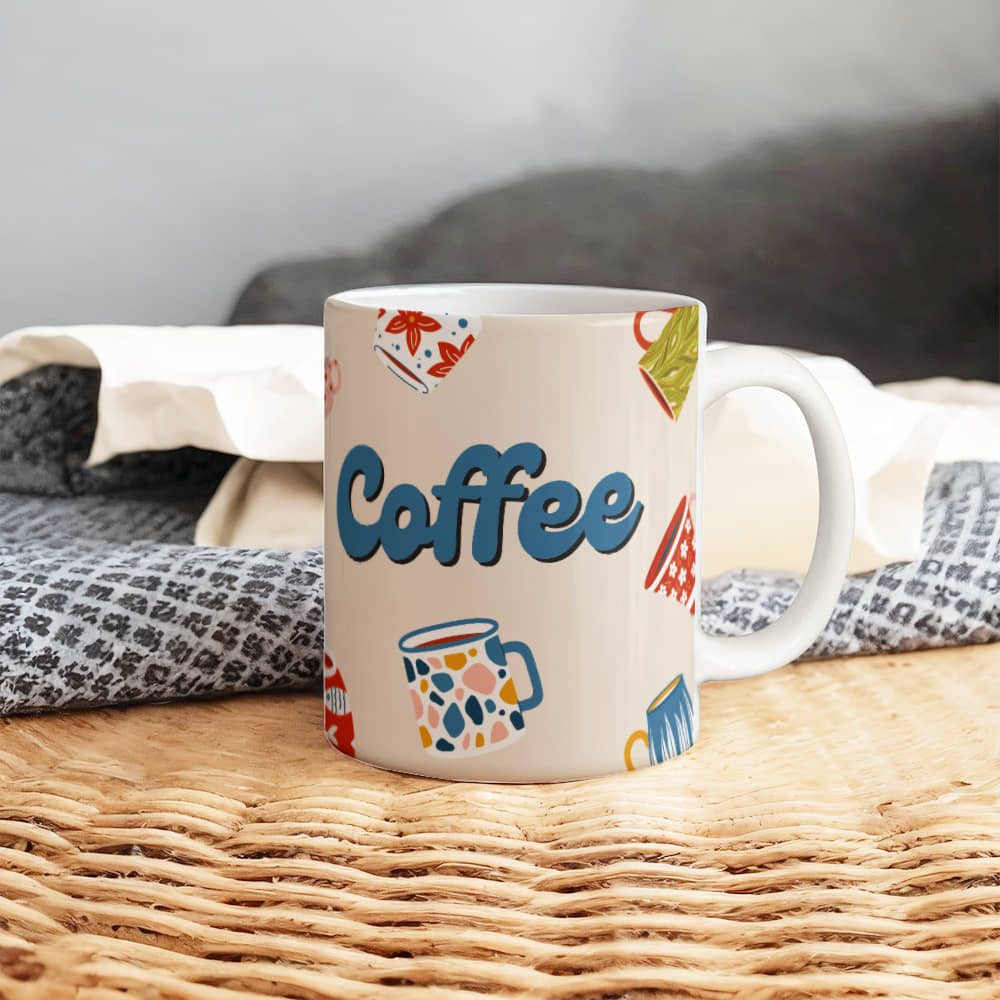 Fauget Coffee - White Ceramic Mug