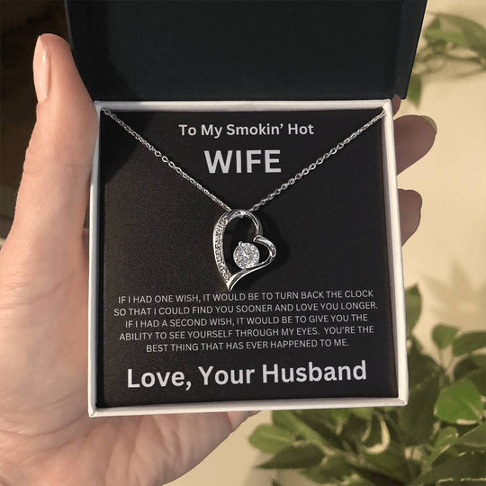 To My Smokin' Wife - Forever Love Necklace