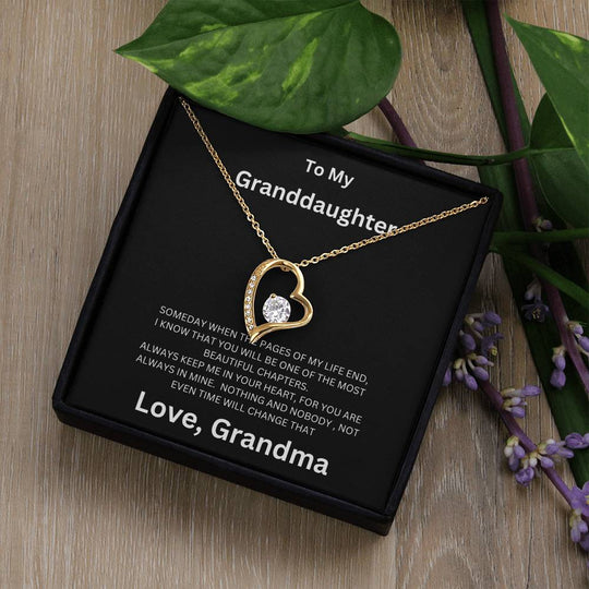 To My Granddaughter - Forever Love Necklace